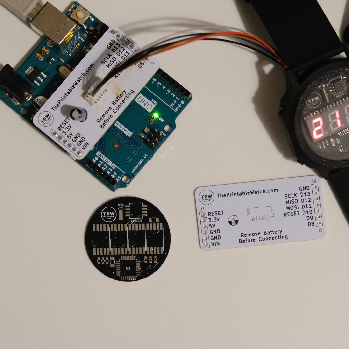 Digital Watch Beta 0.3 PCBs