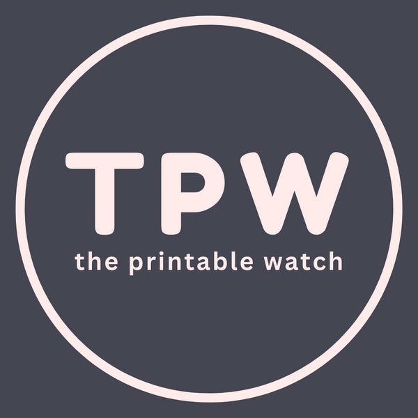 The Printable Watch Logo